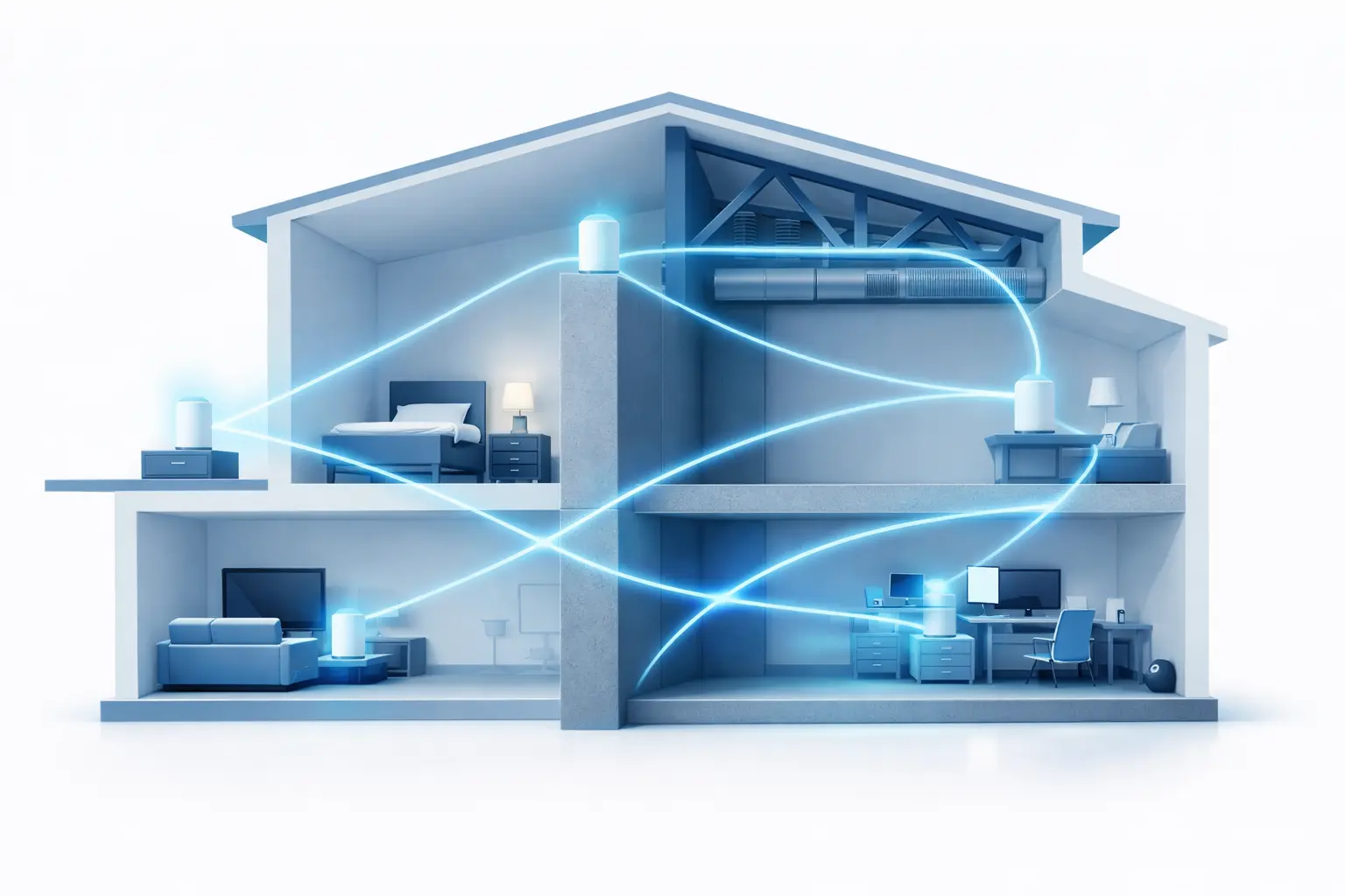Système WiFi mesh maison